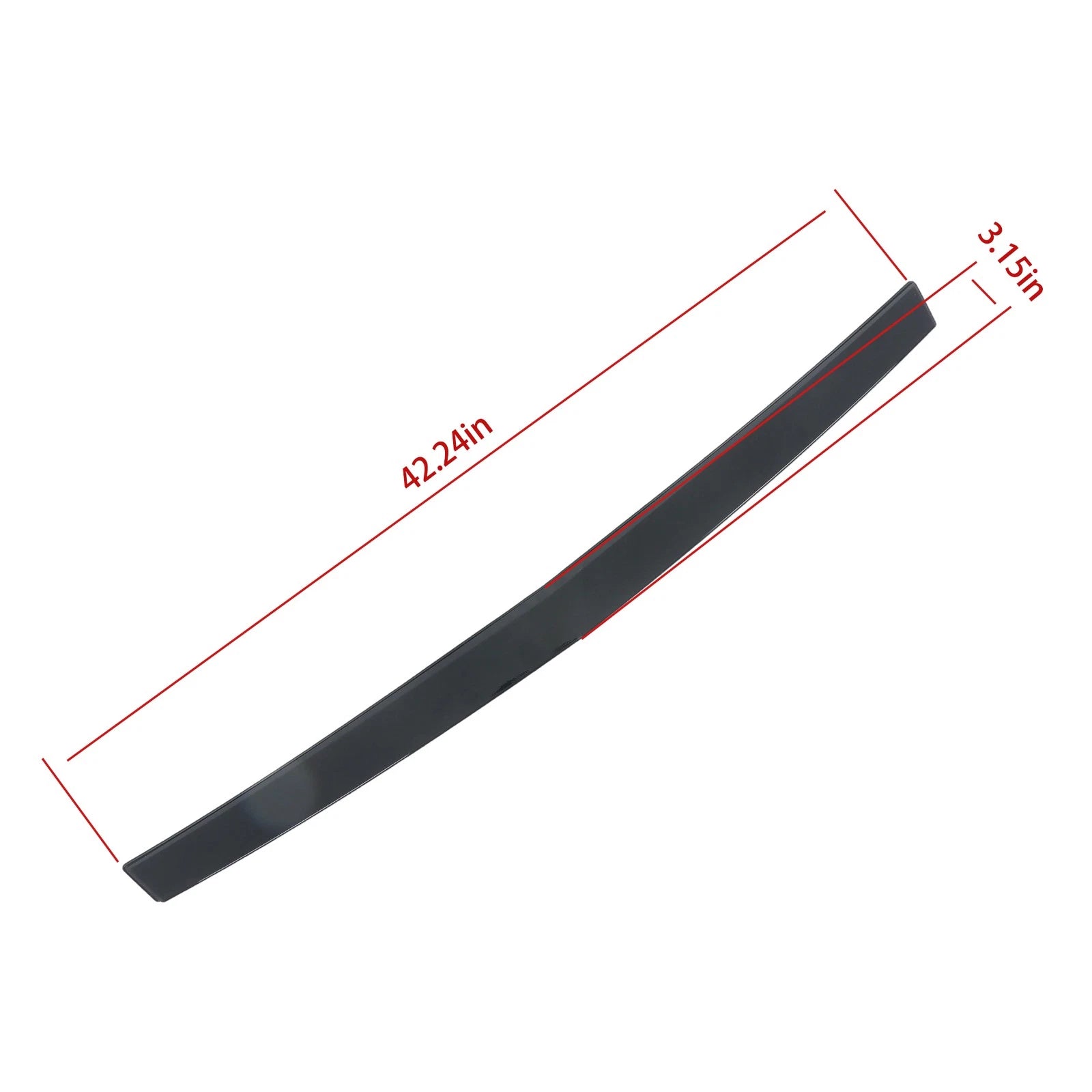 Gloss Black Hood Molding Trim for Cadillac Escalade (2007–2014) 15907251