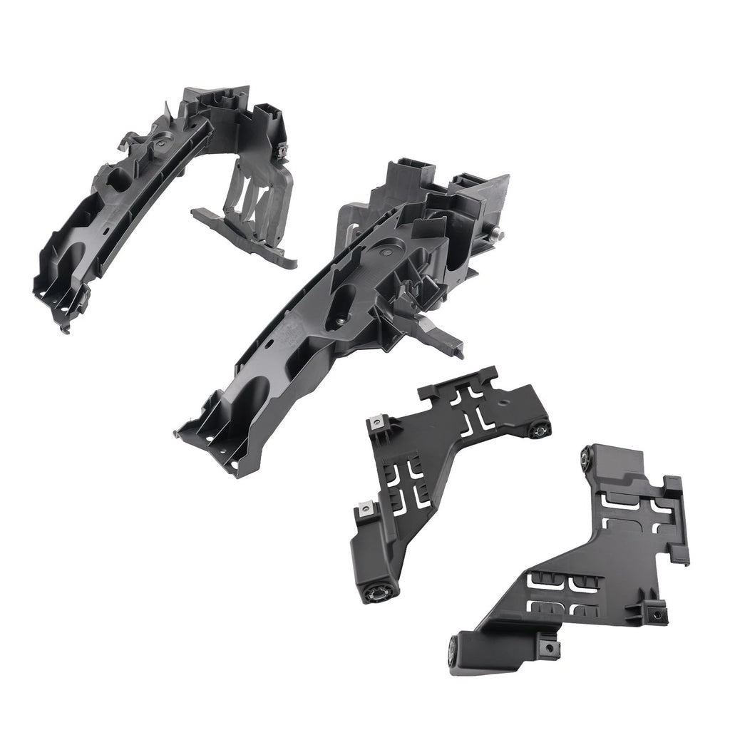 Headlight Bracket Pair for Audi Q5 (2009–2012) Holder Mount + Plate Retainer