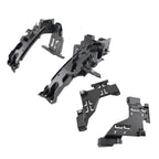 Headlight Bracket Pair for Audi Q5 (2009–2012) Holder Mount + Plate Retainer