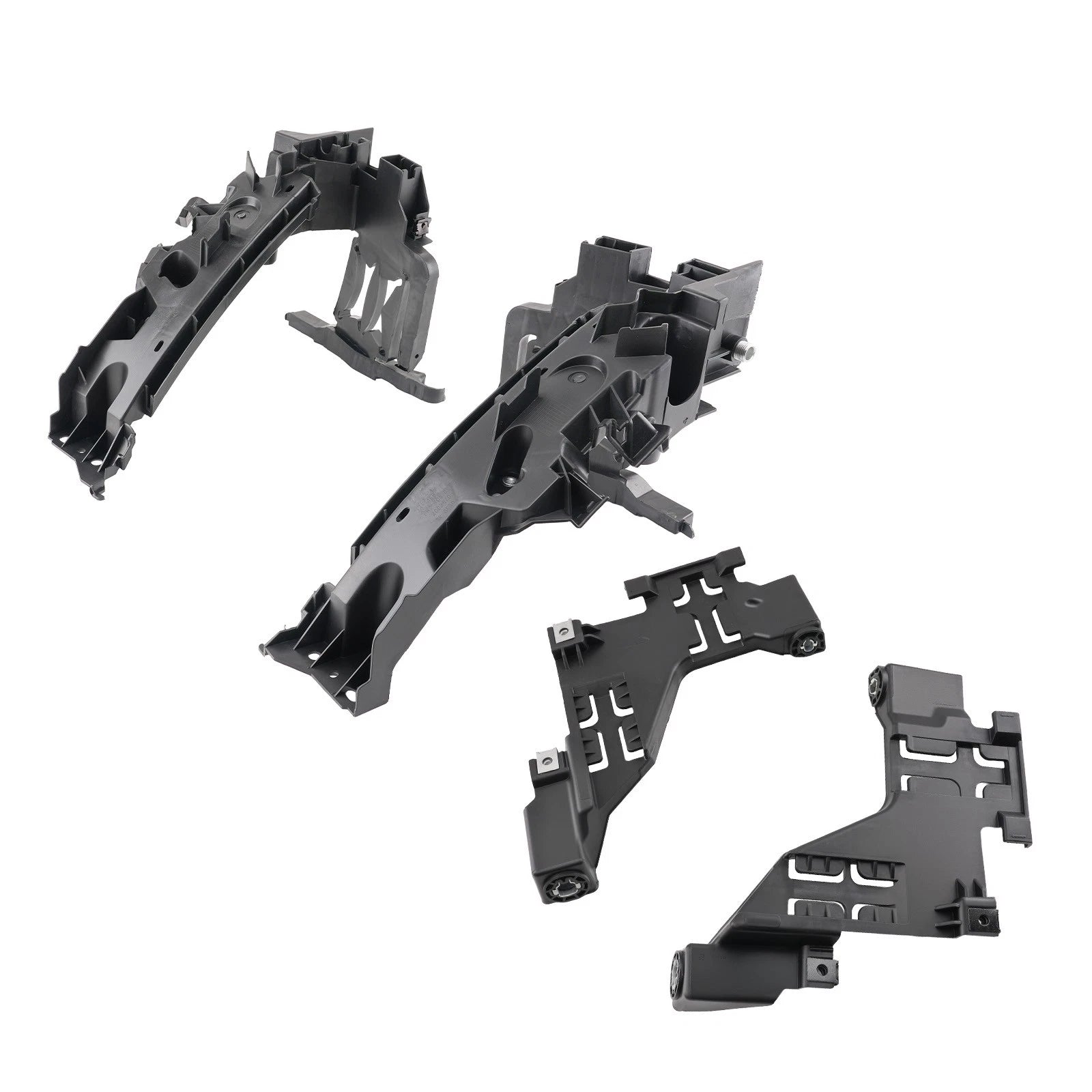 Headlight Bracket Pair for Audi Q5 (2009–2012) Holder Mount + Plate Retainer