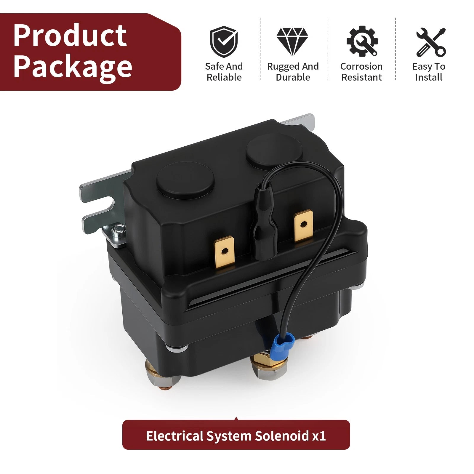 Electrical System Solenoid for Can-Am (Replaces 710006991, 703500947, 710004824)