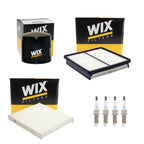Set of 4 Wix Engine Oil & Cabin Air Filters + NGK Iridium Spark Plugs for Sorento (2011–2020)