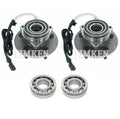 Front and Rear Wheel Bearings & Hubs Kit Timken for Ford F-150 (2004–2020)