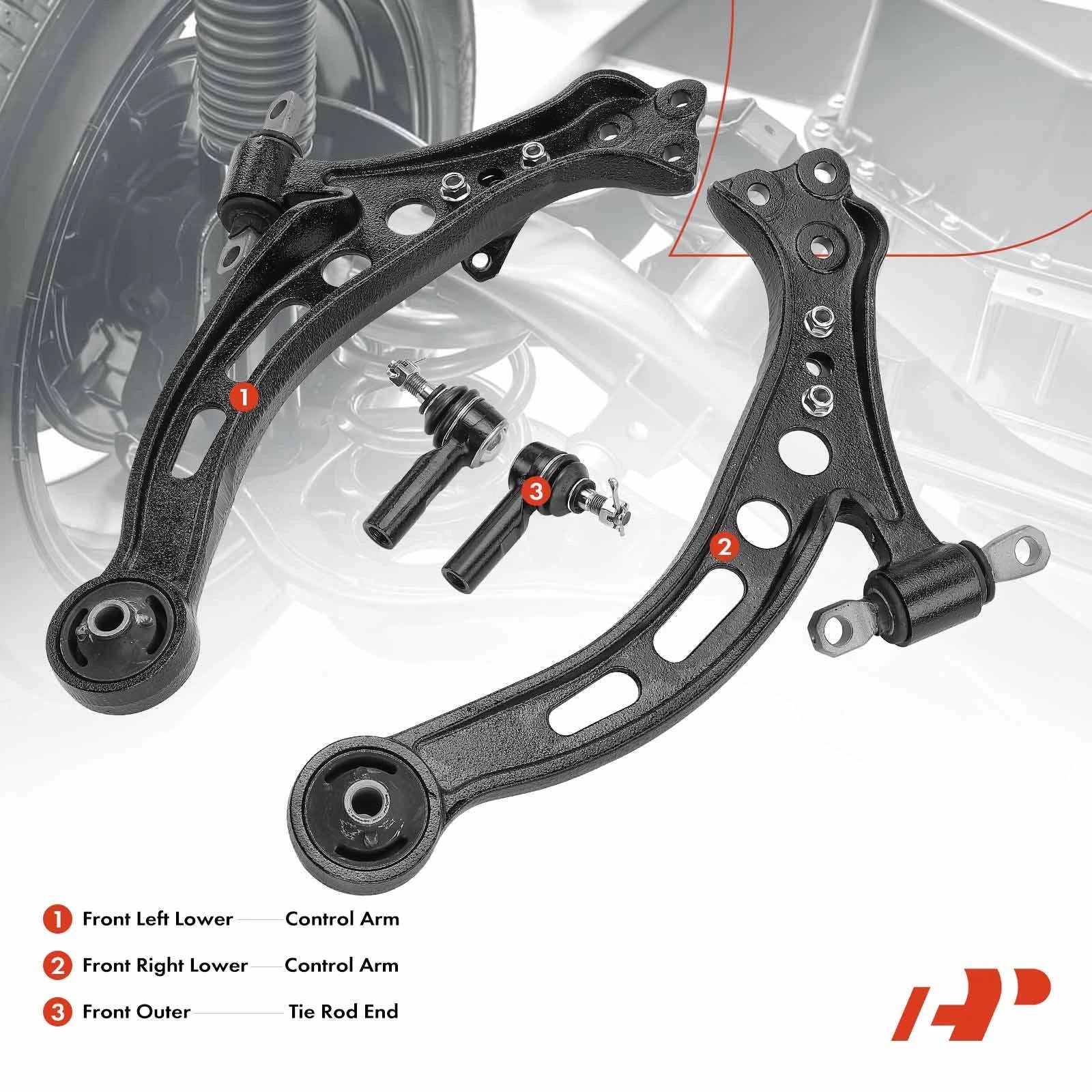 Front Control Arm Tie Rod End for Toyota Camry (1992–1996) Lexus ES300