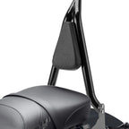 Black Passenger Backrest Sissy Bar for Harley Touring Road Street Glide (1997–2008)