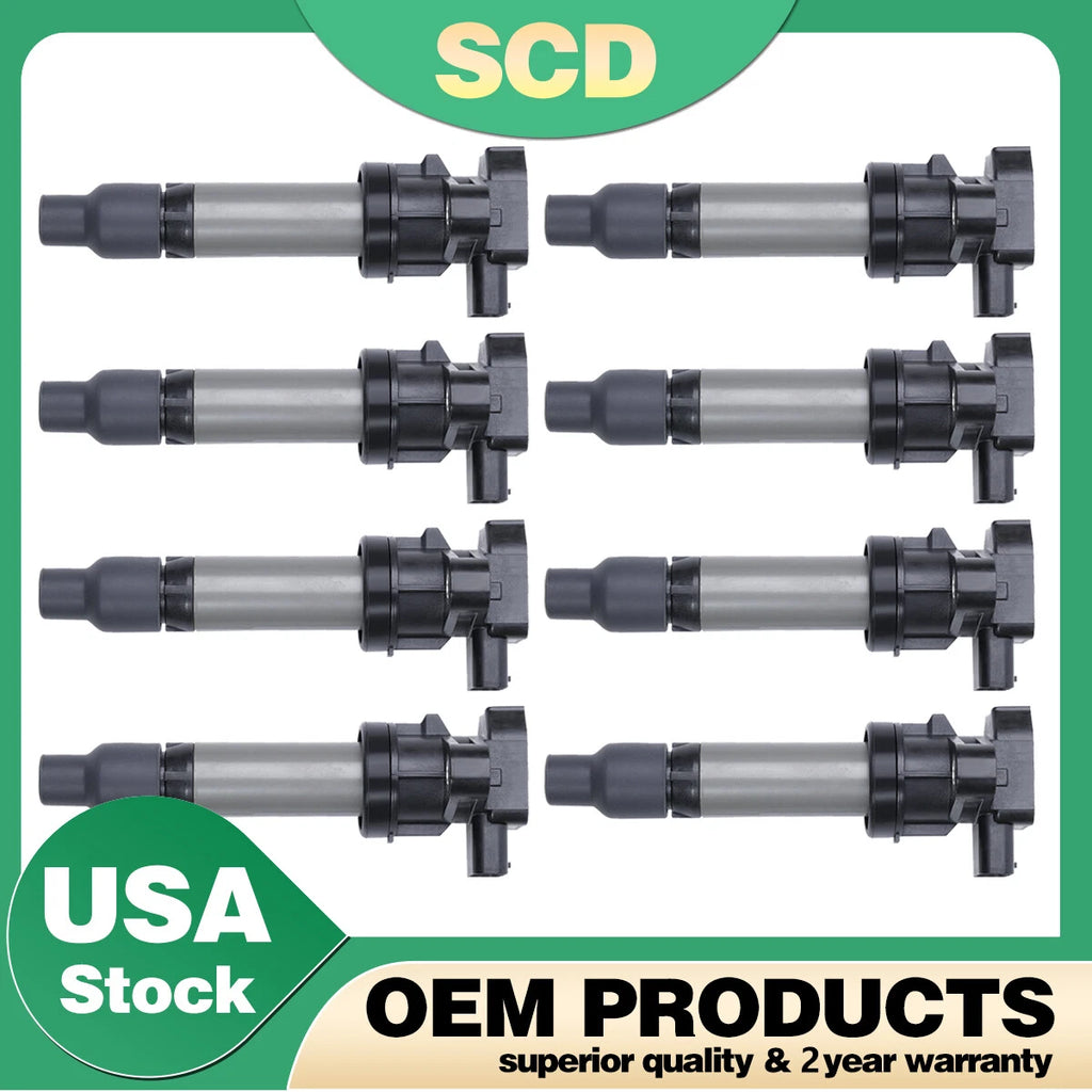 8X Ignition Coils for Buick Lucerne Cadillac DTS XLR STS SRX (2006–2011)