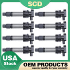 8X Ignition Coils for Buick Lucerne Cadillac DTS XLR STS SRX (2006–2011)