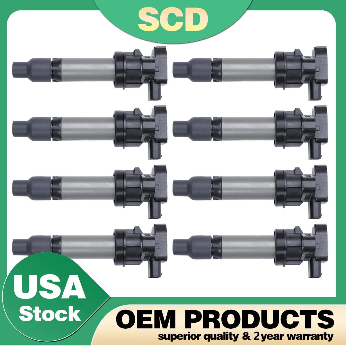 8X Ignition Coils for Buick Lucerne Cadillac DTS XLR STS SRX (2006–2011)