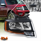 Right Side Headlight Lamp for Ford Expedition (2015–2017) Black Housing