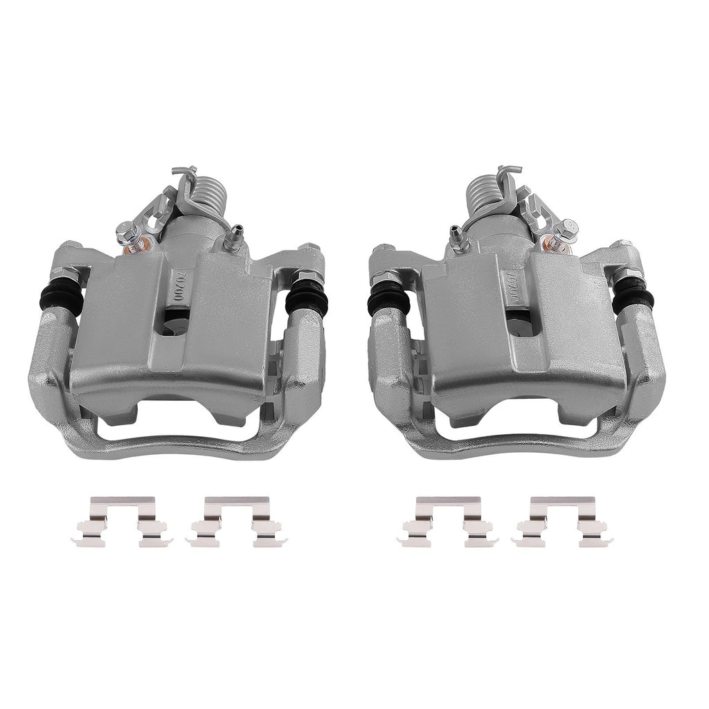 Set of 2 Rear Brake Calipers w/ Bracket for Buick Allure (2005–2009) 18-B5011