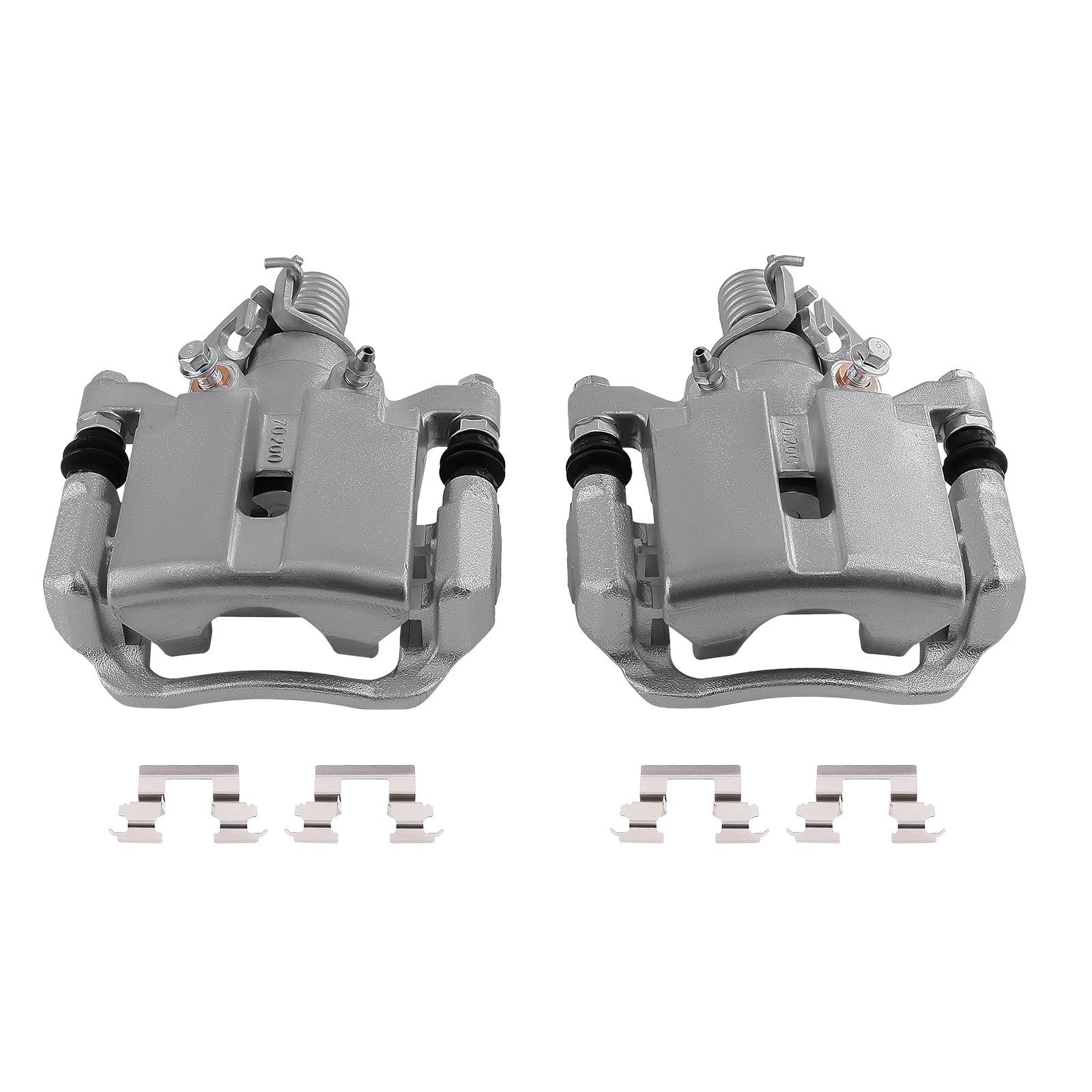Set of 2 Rear Brake Calipers w/ Bracket for Buick Allure (2005–2009) 18-B5011