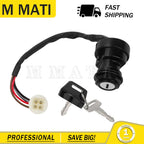 Ignition Key Switch for Yamaha (2FJ-82510-02-00, 2FJ-82510-09-00, 1UY-82510-02-00)