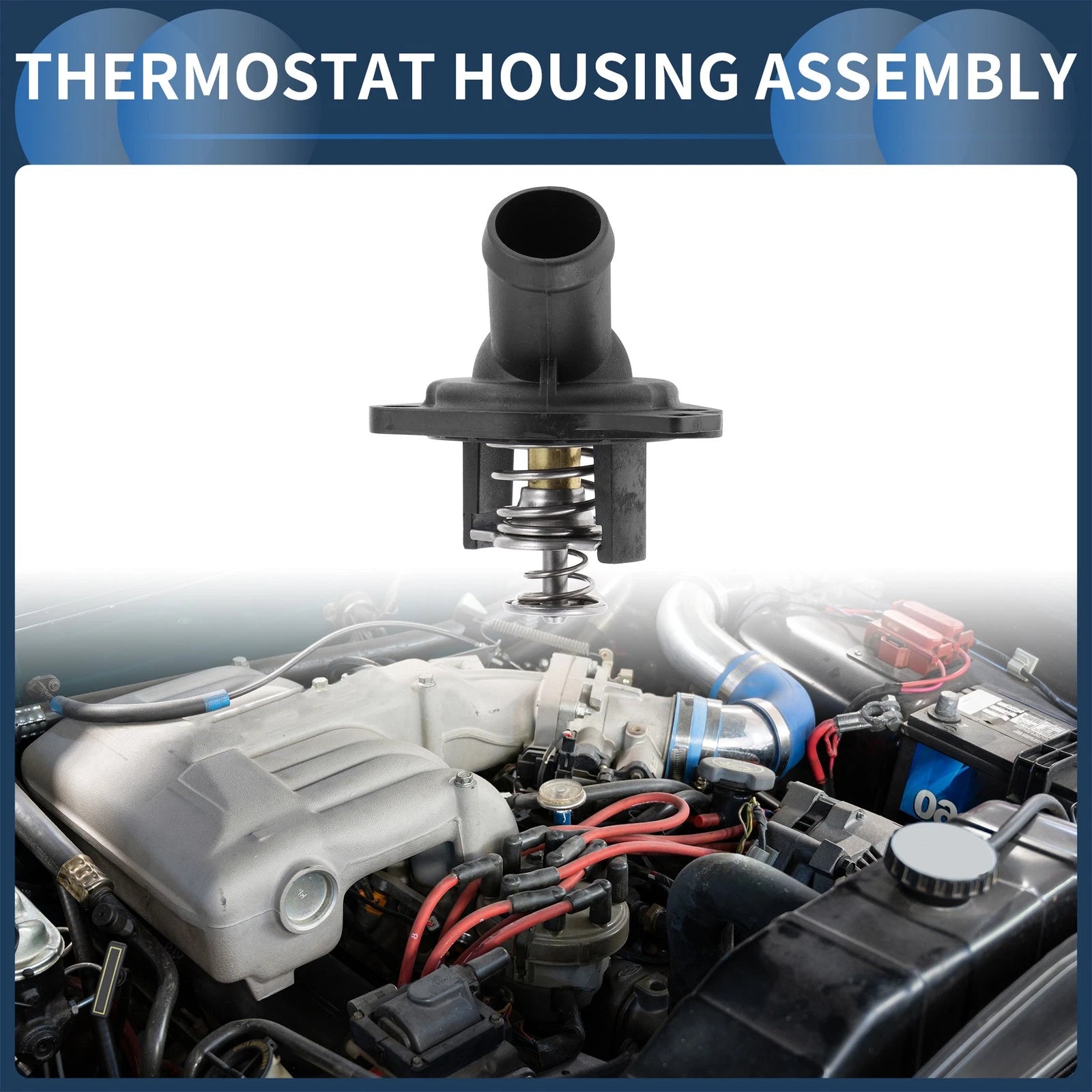 Engine Coolant Thermostat Housing Assembly for Honda Civic (2006–2021) No. 19301RAF003