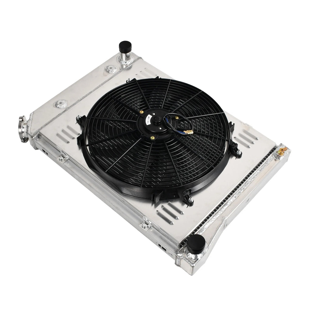 3Row Radiator + Shroud Fan + Relay for Chevy Nova Camaro El Camino (1968–1987)