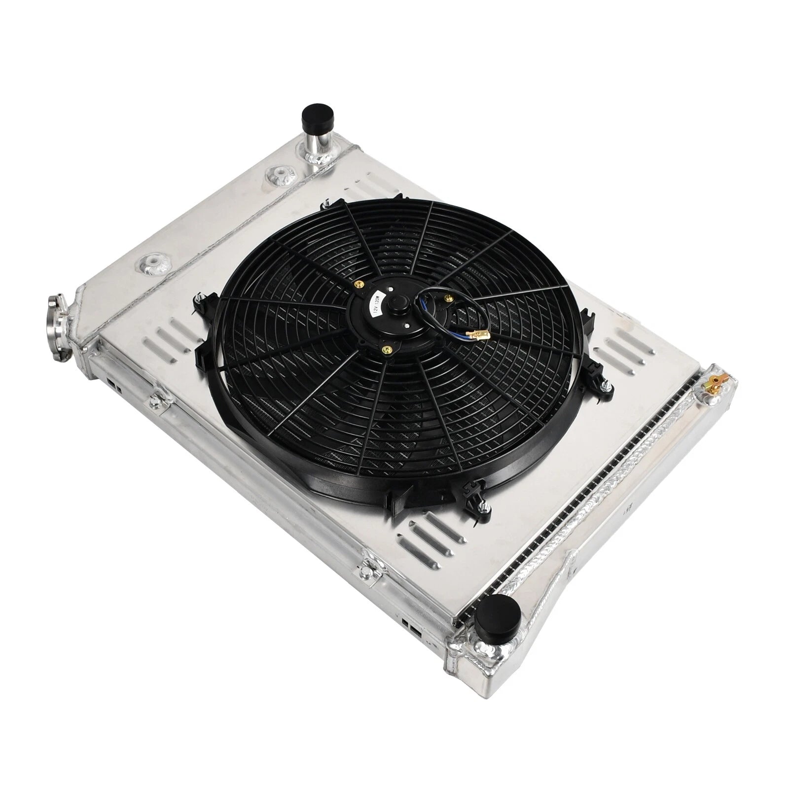 3Row Radiator + Shroud Fan + Relay for Chevy Nova Camaro El Camino (1968–1987)