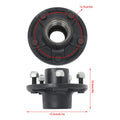 2X Trailer Hub Kit for 5 x 5" & 8.25"×1.75" Round with Brake Flange #84 Spindle