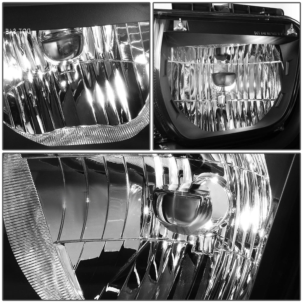 Front Driving Headlight Lamps for Chevy Camaro (2010–2013) Black Housing