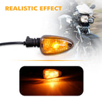 Smoke Lens Turn Signal Indicator Light for BMW HP2 K1200S R1200GS F650GS F850GS (2005–2020)