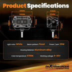 20W LED Driving Light for Off-Road Vehicles (9-30V)