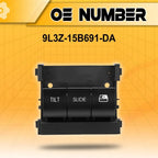 Overhead Console Sunroof Switch for Ford F-150 (2009–2017) OE 9L3Z-15B691-DA