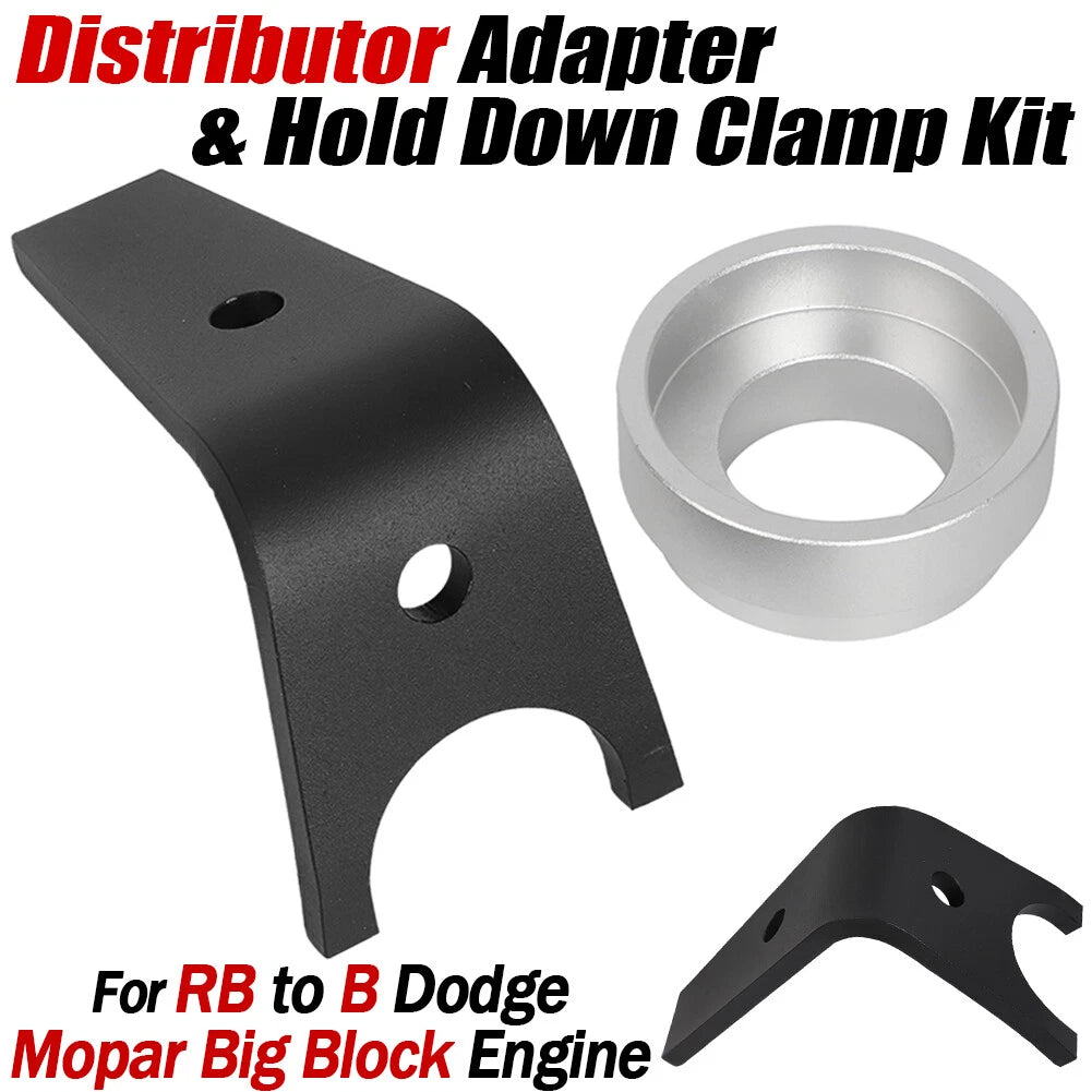 Aluminum Distributor Adapter Clamp Kit for Dodge Big Block 383 440 (RB)