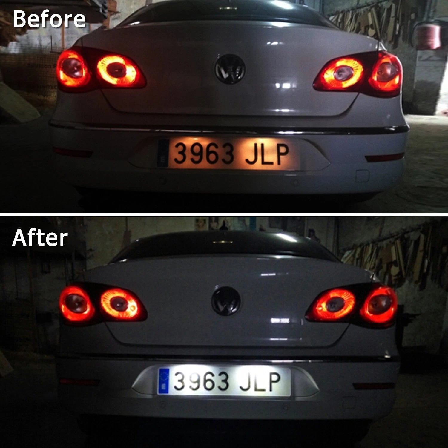 2X CANbus LED License Plate Lights for VW GTi Golf CC Rabbit (YYYY–YYYY)