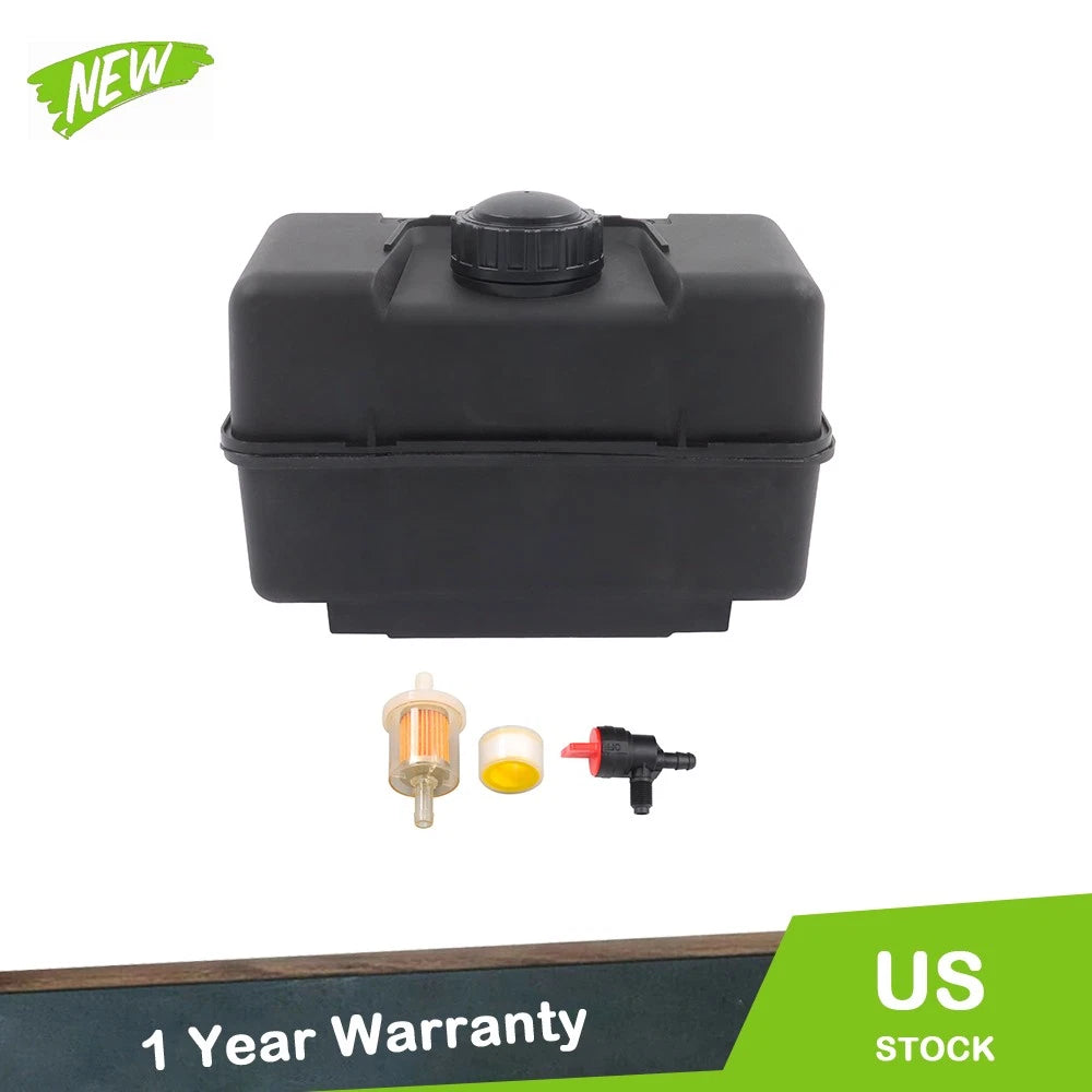 Fuel Gas Tank 4 Quart w/Cap & Shut-Off Valve for B&S (691993)