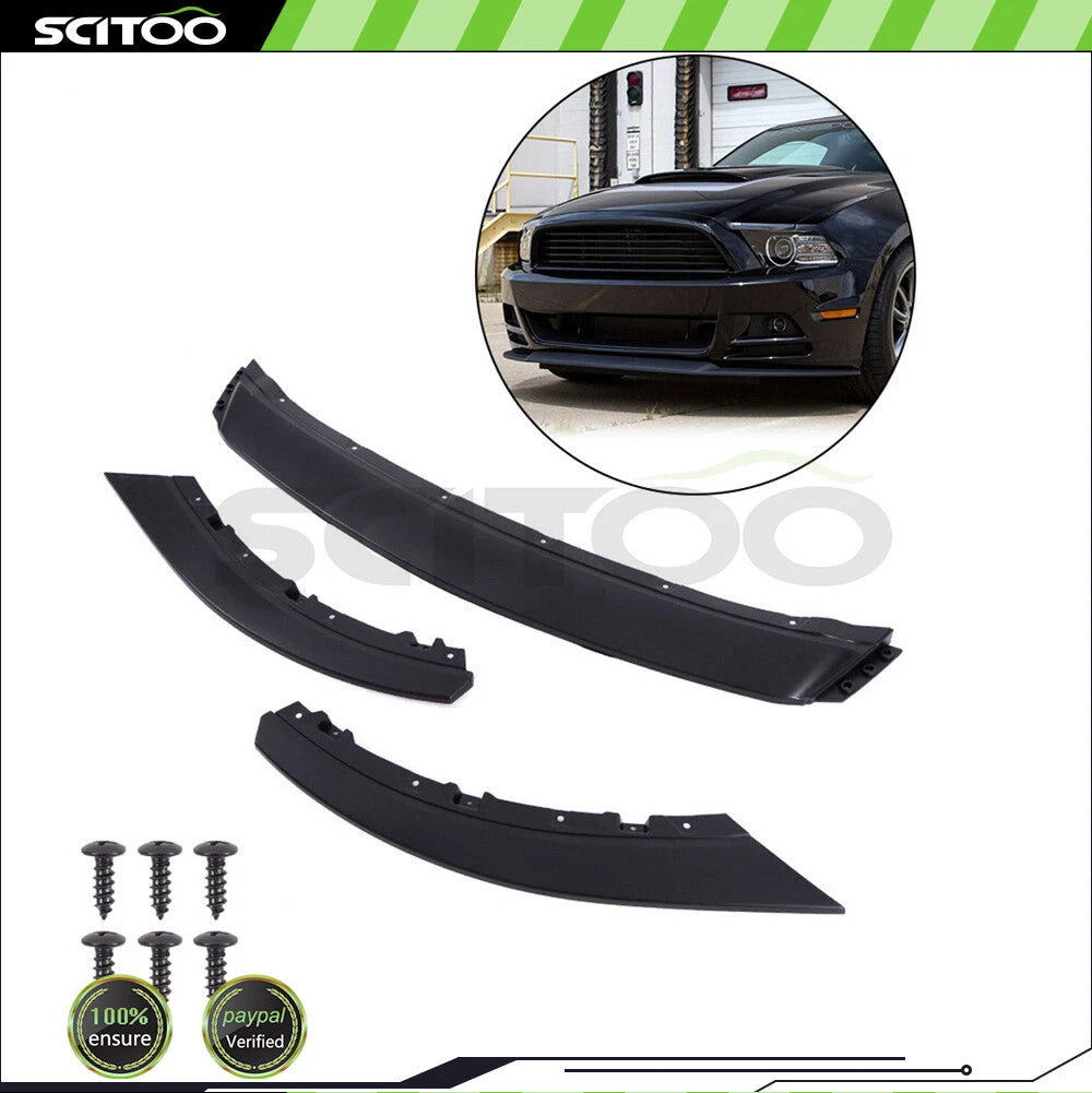 Lower Front Bumper Lip Chin Spoiler Splitter for Ford Mustang (2013–2014)