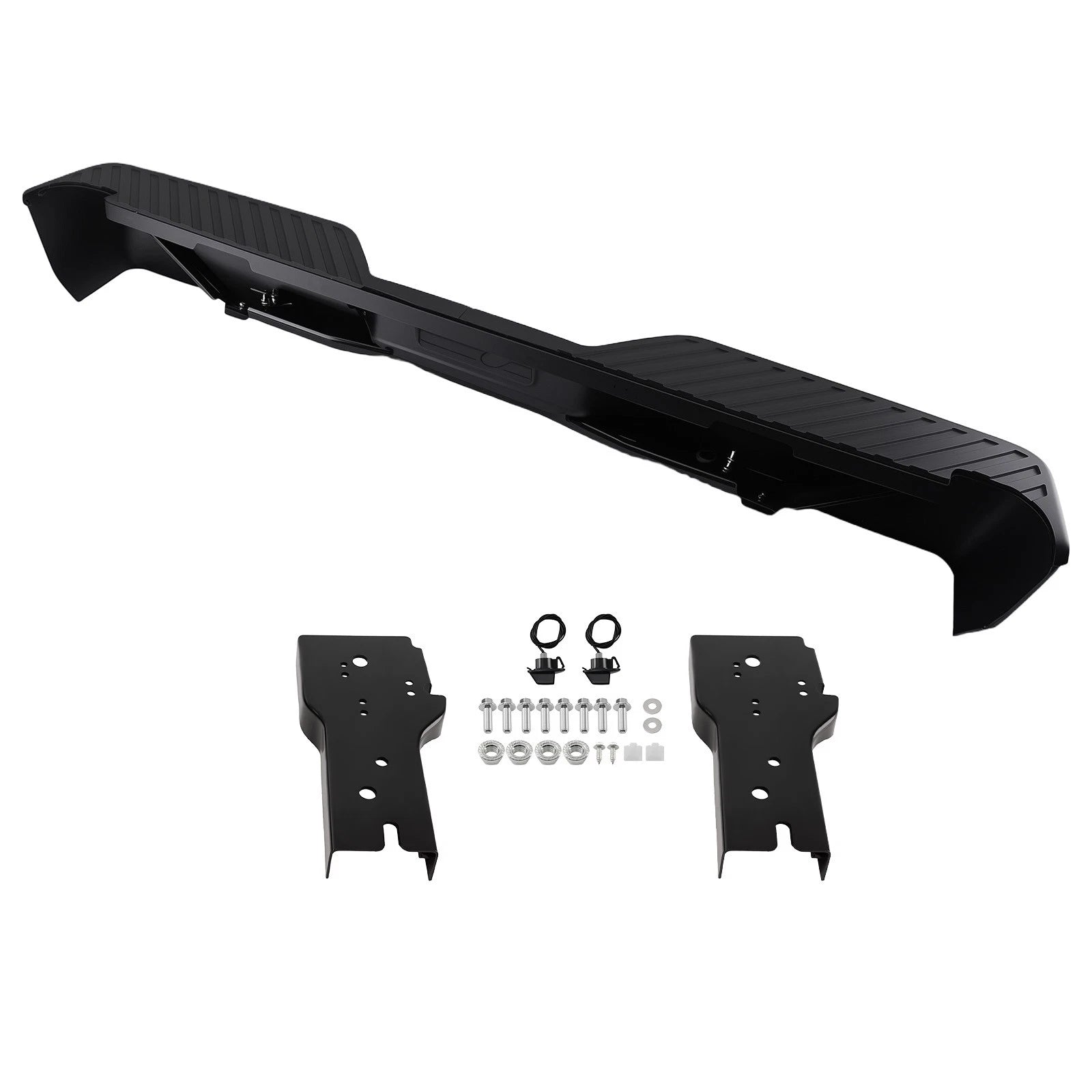 Rear Bumper Assembly for Nissan Titan (2004–2015) 85030-ZT50D Black Steel