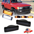 2X Smoke Switchback LED Front Bumper Lights for Toyota T100 (1993–1998)