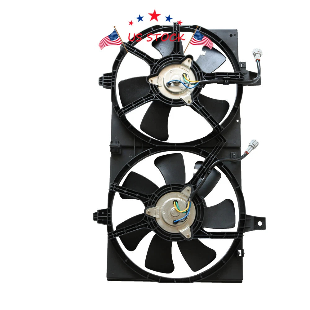 Radiator and Condenser Fan for Nissan Maxima Infiniti I35 (2002–2003)