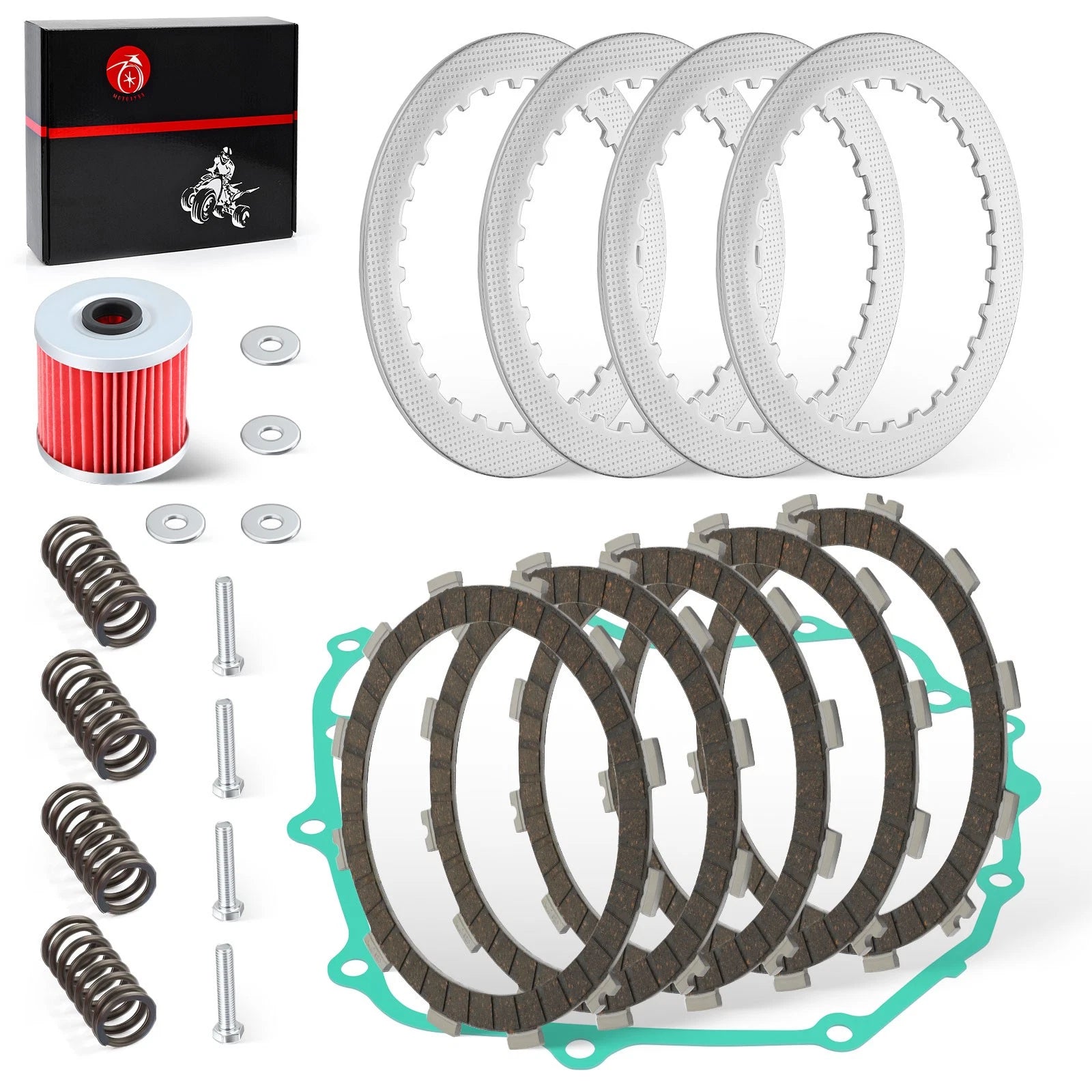 Clutch Friction Plate Spring Gasket Kit for Kawasaki Ninja 250R (2008–2012)