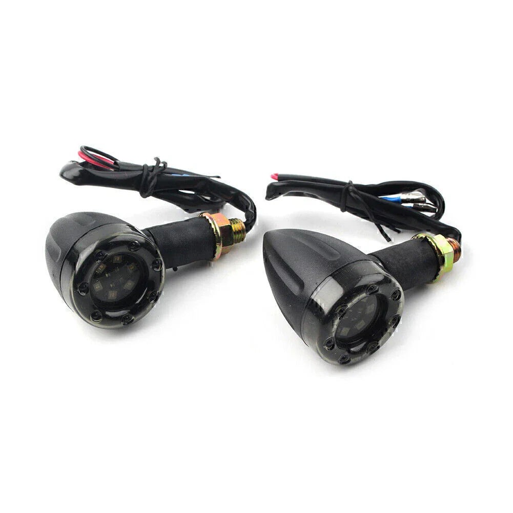 8mm Universal Motorcycle LED Turn Signal Lights for Harley