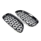 Front Upper Bumper Mesh Grille for BMW E89 Z4 (2009-2016) Gloss Black