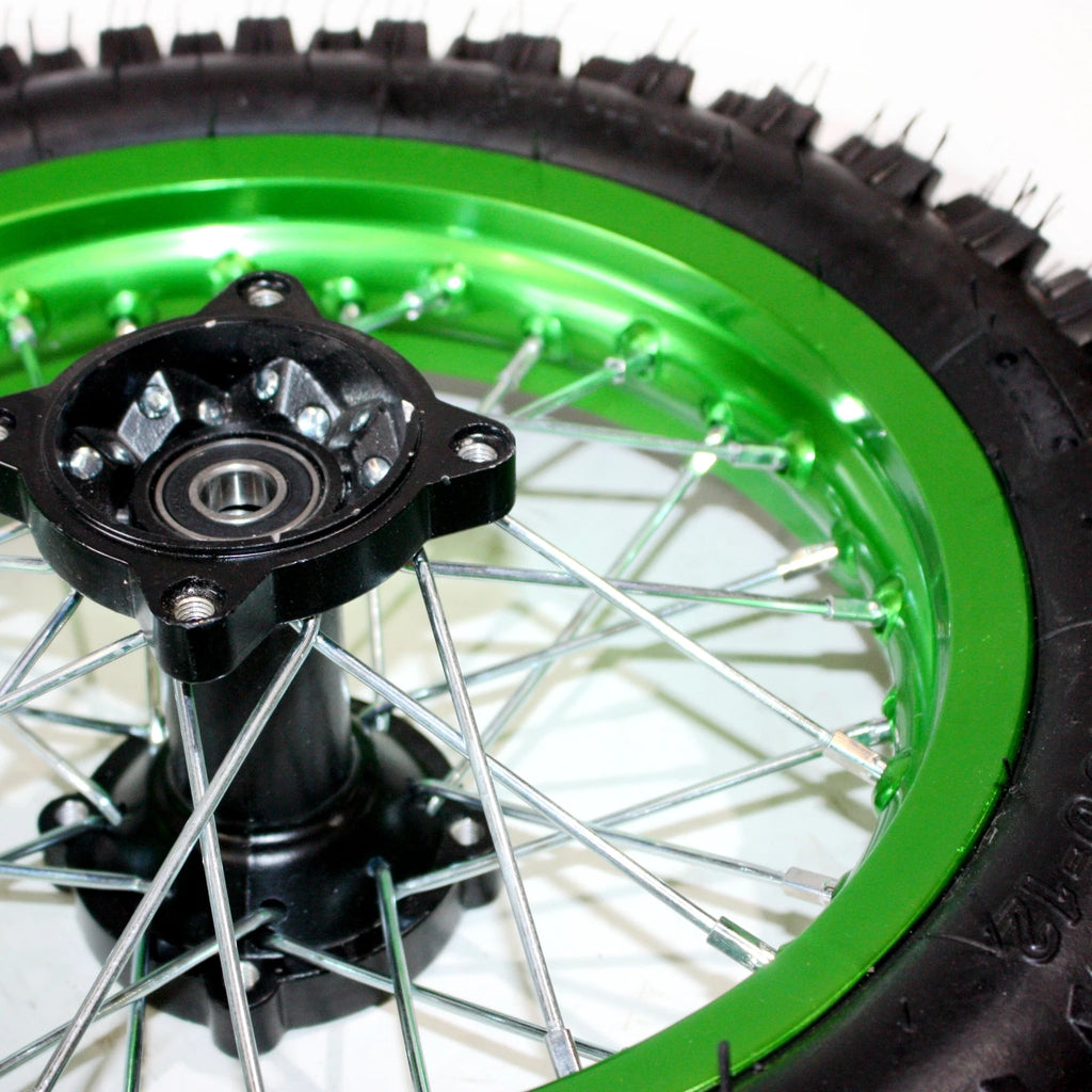 15mm Axle Rear Wheel Rim Tire for PIT PRO Dirt Bike (3.00-12)