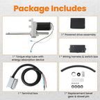 Electric Powered Trailer Jack Kit for 12000 lbs Landing Gear (Fits 1824)