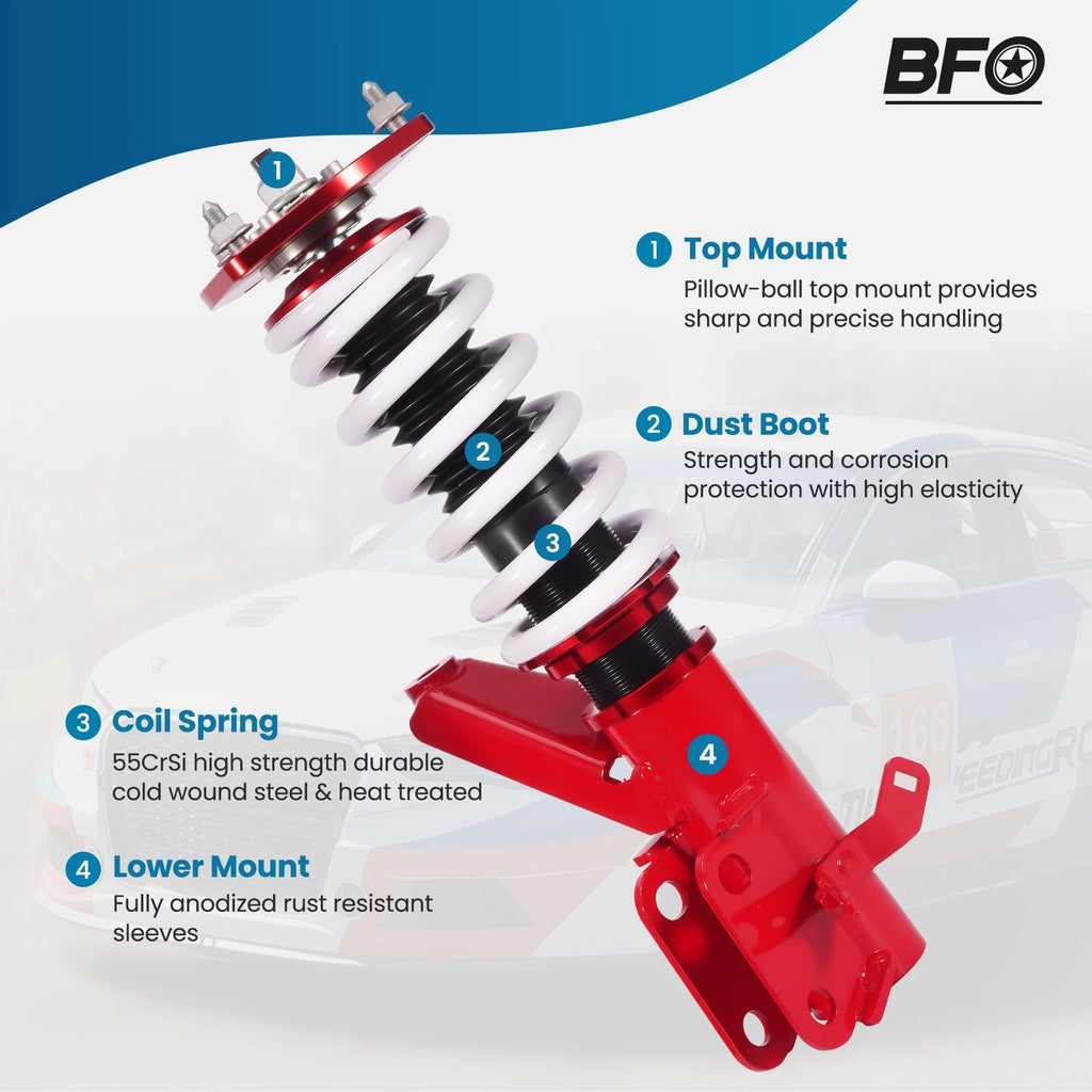 Coilovers Suspension Lowering Kit for Honda Civic (2001-2005)