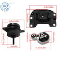 3PCS Motor & Torque & Trans Mount Set for Ford Explorer (2012–2015)