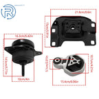 3PCS Motor & Torque & Trans Mount Set for Ford Explorer (2012–2015)