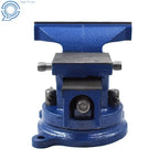4-Inch Heavy Duty Bench Vise with Anvil and Swivel Locking Base
