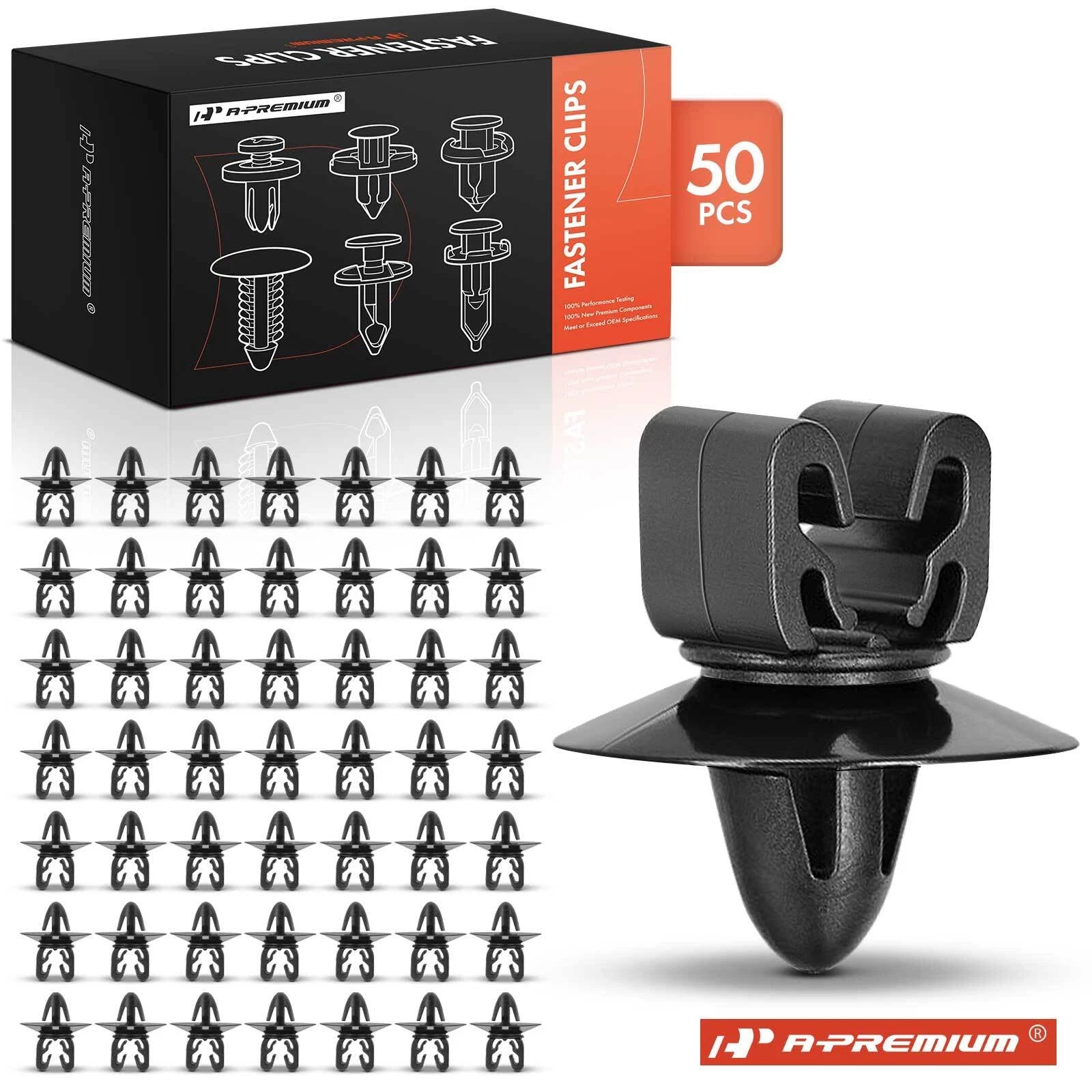 50Pcs 8mm Nylon Hood Release Cable Retainer for Chevy 