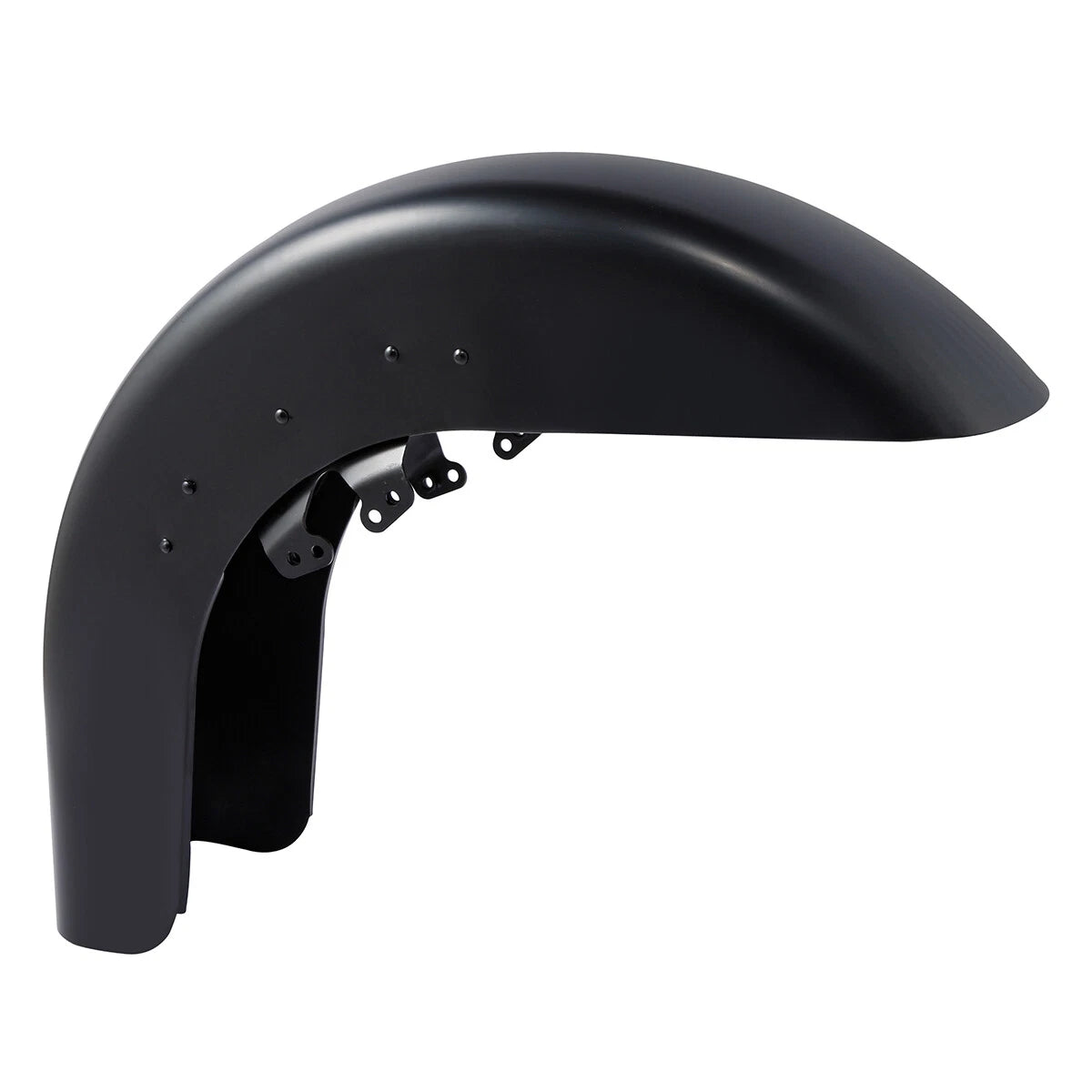 Unpainted Black Front Fender for Harley Touring Street Road Glide (2014–2024)
