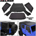 Soft Top with Tinted Windows for Jeep Wrangler JK Unlimited (2007–2009)