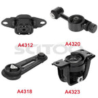 Set of 4 Engine Motor Trans Mounts for Nissan Versa Cube (2007–2012)