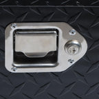30 Inch Black Aluminum Diamond Plate Tool Box for Truck Trailer