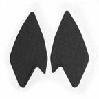 Black Side Tank Traction Pads for BMW G 310 GS (2017–2023)
