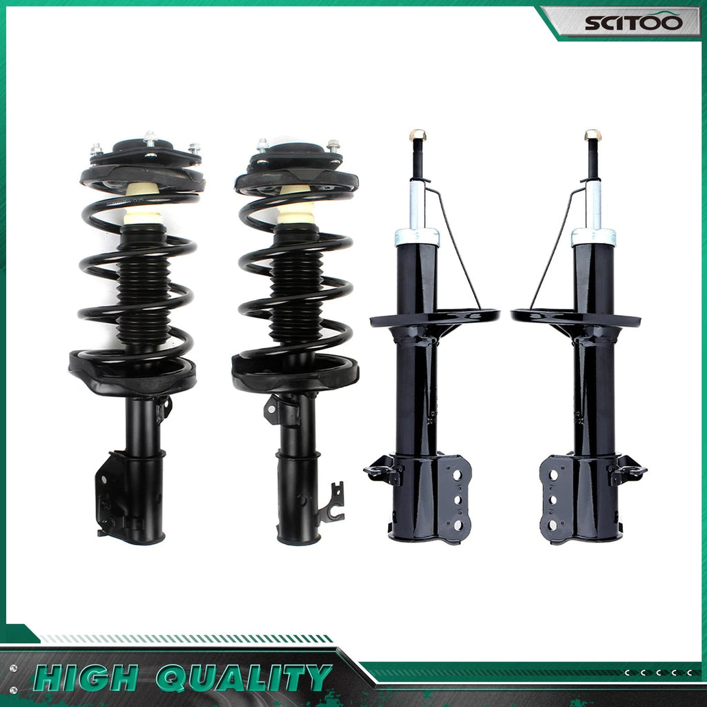 Set of 4 Front Struts & Rear Shocks for Mazda Protege (2000–2001)