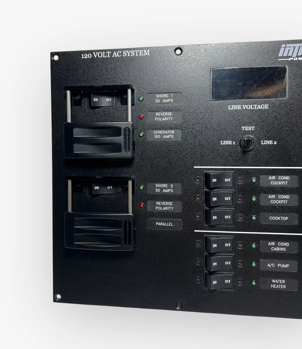Electrical Switch Panel for Intrepid Marine (I-8331708) 120V 20.75in x 11in