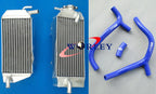 Aluminum Radiator & Red Silicone Y Hose for Honda CRF450R (2009-2012)