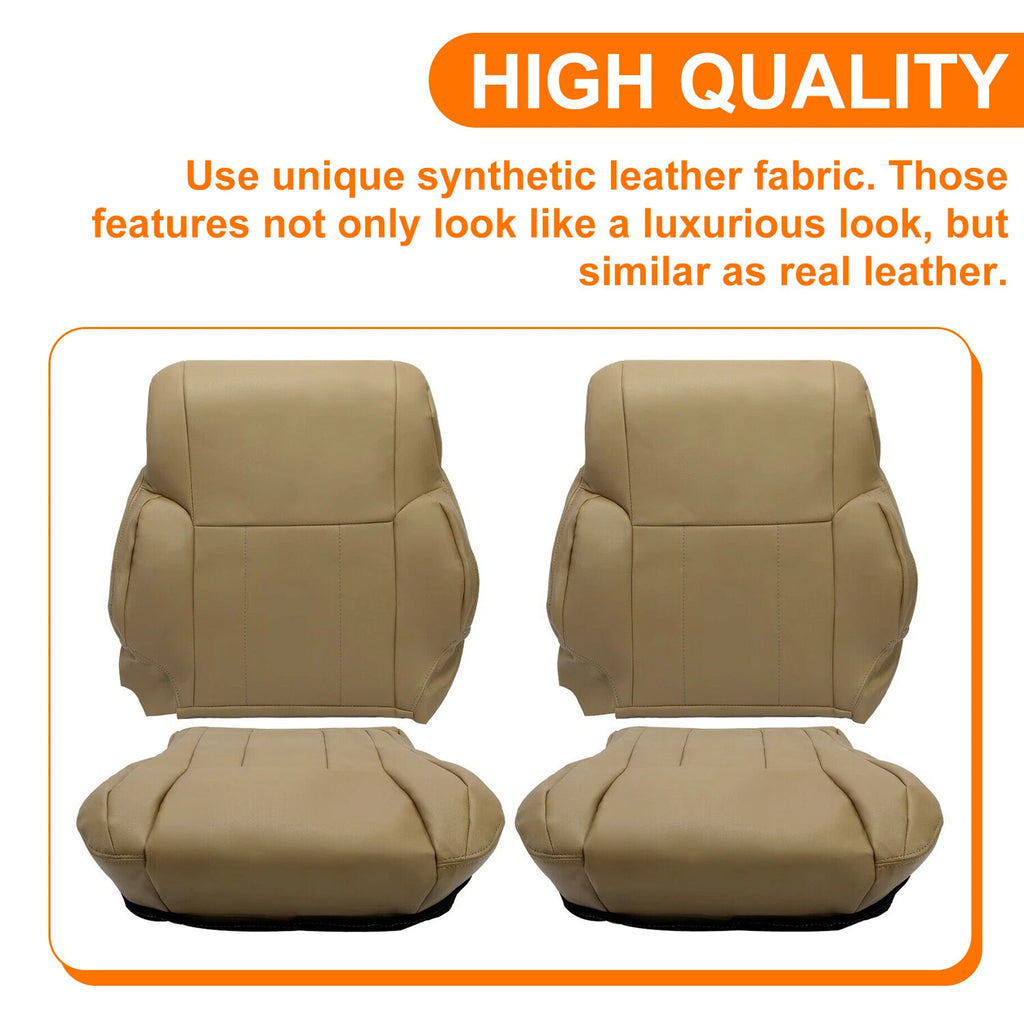 Upper Tops & Bottoms Seat Covers for Toyota 4Runner (1996–2002) Oak Tan